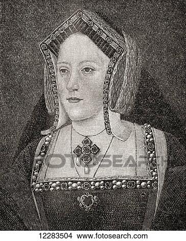 Catharine of Aragon, 1485 – 1536. Spanish Queen consort of England as the first wife of King Henry VIII of England and Princess of Wales as the wife to Arthur, Prince of Wales. From A First Book of British History published 1925. View Large Photo Image Picture - Catharine of Aragon, 1485 – 1536. Spanish Queen consort of England as the first wife of King Henry VIII of England and Princess of Wales as the wife to Arthur, Prince of Wales. From A First Book of British History published 1925.. Fotosearch