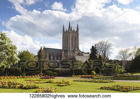 Cathedral of Bury St Edmunds; Suffolk, England View Large Photo Image Stock Photograph - Cathedral of Bury St Edmunds; Suffolk, England. Fotosearch