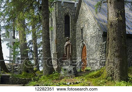 Catholic shrine of St. Therese on Shrine Island located between Lynn Canal and Glacier Highway, Juneau, Southeast Alaska View Large Photo Image Stock Image - Catholic shrine of St. Therese on Shrine Island located between Lynn Canal and Glacier Highway, Juneau, Southeast Alaska. Fotosearch