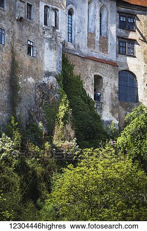 Stock Photograph - Cesky Krumlov is a beautiful little medieval city in the South Bohemian region of Czech Republic; Cesky Krumlov, Czech Republic. Fotosearch