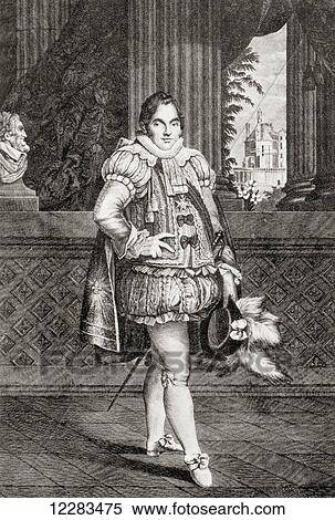 Stock Photography - Charles Ferdinand d'Artois, Duke of Berry, 1778 ÃƒÂ¢Ã¢â€šÂ¬Ã¢â‚¬Å“ 1820. Younger son of king Charles X of France. From The Turbulent Duchess by Baroness Orczy, published 1936.. Fotosearch