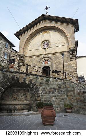 Church building with cross on the roof; Gaiole in Chianti, Toscana, Italy View Large Photo Image Stock Photograph - Church building with cross on the roof; Gaiole in Chianti, Toscana, Italy. Fotosearch