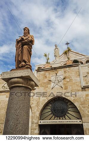 Church of Saint Catherine; Bethlehem, Israel View Large Photo Image Stock Photograph - Church of Saint Catherine; Bethlehem, Israel. Fotosearch