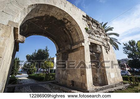 Stock Photograph - Cleopatra's Gate; Tarsus, Turkey. Fotosearch