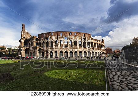 Stock Photograph - Colosseum; Rome, Italy. Fotosearch