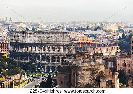 Stock Photograph - Colosseum; Rome, Italy. Fotosearch