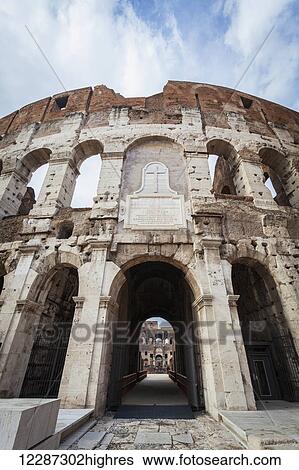 Colosseum; Rome, Italy View Large Photo Image Stock Photograph - Colosseum; Rome, Italy. Fotosearch