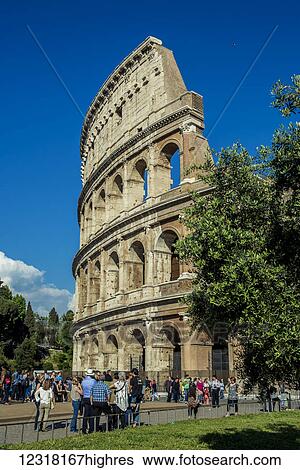 Stock Photograph - Colosseum; Rome, Italy. Fotosearch