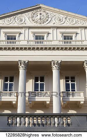 Corinthian columns on building facade in the Mall; London, England View Large Photo Image Stock Photograph - Corinthian columns on building facade in the Mall; London, England. Fotosearch