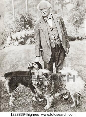 Stock Photograph - David Lloyd George, 1st Earl Lloyd-George of Dwyfor, 1863 1945. British Liberal politician, statesman and Prime Minister of the United Kingdom. From The Story of 25 Eventful Years in Pictures, published 1935.. Fotosearch