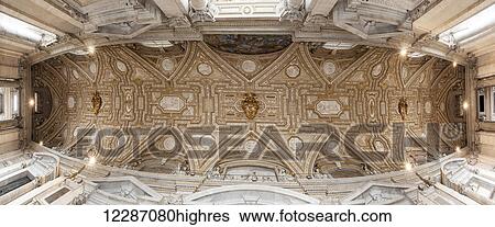 Detail of ceiling in St. Peter's Basilica, Vatican City; Rome, Italy View Large Photo Image Stock Photograph - Detail of ceiling in St. Peter's Basilica, Vatican City; Rome, Italy. Fotosearch