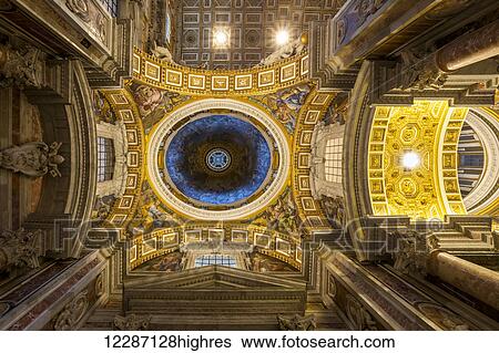 Dome above the Chapel of the Baptistery; Rome, Italy View Large Photo Image Stock Photograph - Dome above the Chapel of the Baptistery; Rome, Italy. Fotosearch