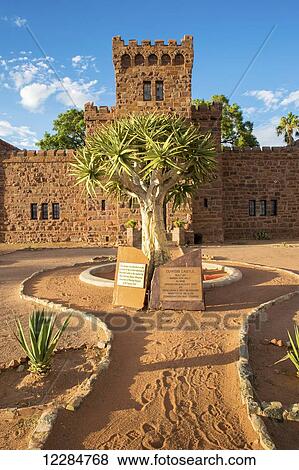 Stock Photo - Duwisib Castle, German castle; Namibia. Fotosearch