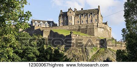Edinburgh Castle; Edinburgh, Scotland View Large Photo Image Stock Photograph - Edinburgh Castle; Edinburgh, Scotland. Fotosearch