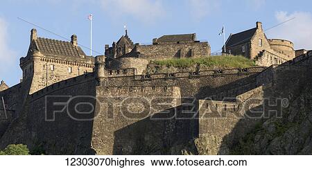 Edinburgh Castle; Edinburgh, Scotland View Large Photo Image Stock Photograph - Edinburgh Castle; Edinburgh, Scotland. Fotosearch
