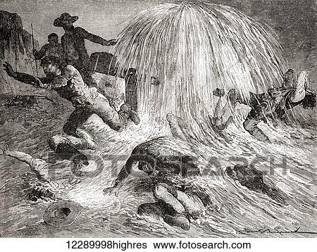 Edwin Laurentine Drake aka Colonel Drake, (1819 1880), discovering oil in 1858 in Titusville, Pennsylvania, U. S. A. whilst working for the Seneca Oil Company. From Les Merveilles de la Science, published c. 1870 View Large Photo Image Stock Photograph - Edwin Laurentine Drake aka Colonel Drake, (1819 1880), discovering oil in 1858 in Titusville, Pennsylvania, U. S. A. whilst working for the Seneca Oil Company. From Les Merveilles de la Science, published c. 1870. Fotosearch