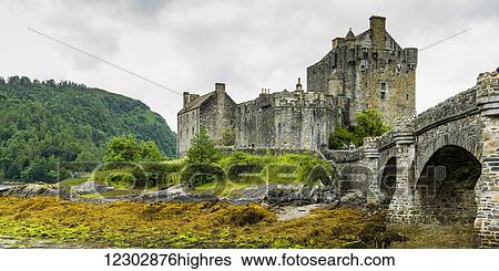 Stock Photograph - Eilean Donan Castle; Scotland. Fotosearch