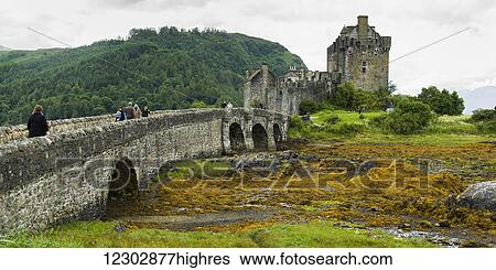 Stock Photograph - Eilean Donan Castle; Scotland. Fotosearch