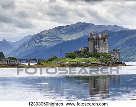 Stock Photograph - Eilean Donan Castle; Scotland. Fotosearch