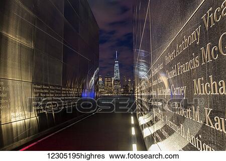 Empty Sky: New Jersey September 11th Memorial at sunset, Liberty State Park; Jersey City, New Jersey, United States of America View Large Photo Image Stock Photograph - Empty Sky: New Jersey September 11th Memorial at sunset, Liberty State Park; Jersey City, New Jersey, United States of America. Fotosearch
