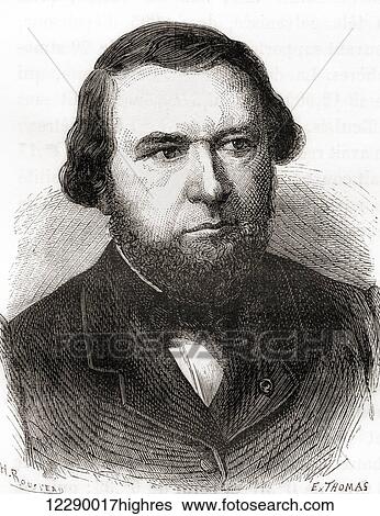 Stock Photograph - Eugne-Melchior Pligot, 1811 - 1890, aka Eugne Pligot. French chemist. From Les Merveilles de la Science, published c. 1870. Fotosearch