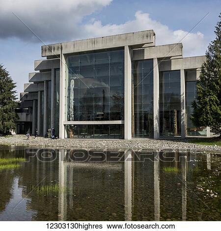Exterior of the Museum of Anthropology; Vancouver, British Columbia, Canada View Large Photo Image Stock Photograph - Exterior of the Museum of Anthropology; Vancouver, British Columbia, Canada. Fotosearch