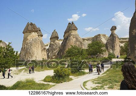 Fairy chimneys at Pasabag in the Zelve Valley; Cappadocia, Turkey View Large Photo Image Stock Photograph - Fairy chimneys at Pasabag in the Zelve Valley; Cappadocia, Turkey. Fotosearch