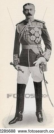 Field Marshal Horatio Herbert Kitchener, 1st Earl Kitchener, 1850 - 1916. British Field Marshal, diplomat and statesman. From The History of the Great War, published c. 1919 View Large Photo Image Stock Photo - Field Marshal Horatio Herbert Kitchener, 1st Earl Kitchener, 1850 - 1916. British Field Marshal, diplomat and statesman. From The History of the Great War, published c. 1919. Fotosearch
