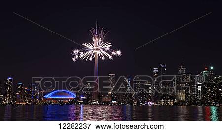 Fireworks at Pan Am Games closing ceremonies; Toronto, Ontario, Canada View Large Photo Image Stock Photo - Fireworks at Pan Am Games closing ceremonies; Toronto, Ontario, Canada. Fotosearch