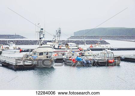 Fishing boat moored at docks in the St. Paul Harbor, St. Paul Island, Southwestern Alaska, USA, Summer View Large Photo Image Stock Photograph - Fishing boat moored at docks in the St. Paul Harbor, St. Paul Island, Southwestern Alaska, USA, Summer. Fotosearch