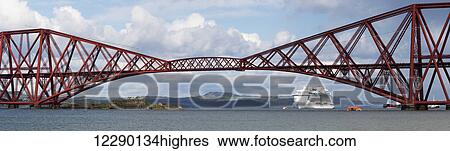 Forth Railway Bridge; Edinburgh, Scotland View Large Photo Image Stock Photograph - Forth Railway Bridge; Edinburgh, Scotland. Fotosearch