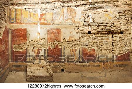Fresco painting in a museum; Ephesus, Izmir, Turkey View Large Photo Image Stock Photograph - Fresco painting in a museum; Ephesus, Izmir, Turkey. Fotosearch