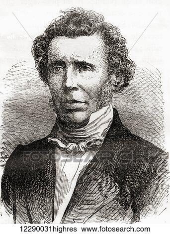 Stock Photograph - Friedrich Whler, 1800 1882. German chemist. From Les Merveilles de la Science, published c. 1870. Fotosearch