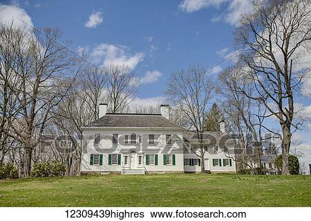Stock Photograph - George Washington's Headquarters; Morristown, New Jersey, United States of America. Fotosearch