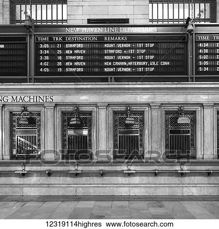 Stock Photograph - Grand Central terminal; New York City, New York, United States of America. Fotosearch
