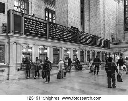 Grand Central terminal; New York City, New York, United States of America View Large Photo Image Stock Photograph - Grand Central terminal; New York City, New York, United States of America. Fotosearch