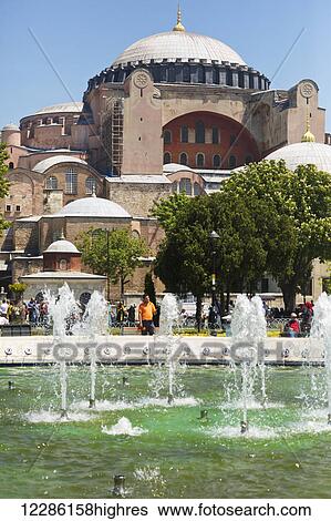 Stock Photograph - Hagia Sophia; Istanbul, Turkey. Fotosearch