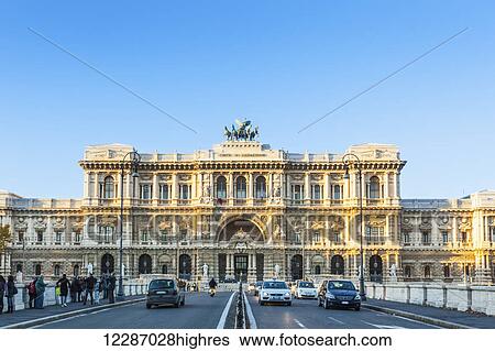 Stock Photograph - Hall of Justice; Rome, Italy. Fotosearch