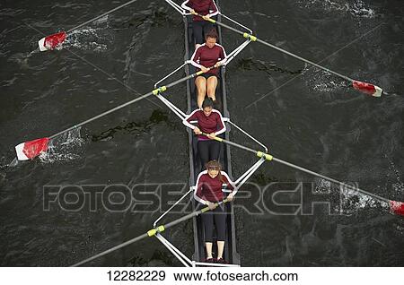 Head of the Trent regatta McMaster crew from above; Peterborough, Ontario, Canada View Large Photo Image Stock Photo - Head of the Trent regatta McMaster crew from above; Peterborough, Ontario, Canada. Fotosearch