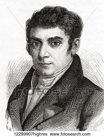 Stock Photograph - Henri Braconnot, 1780 -1855. French chemist and pharmacist. From Les Merveilles de la Science, published c. 1870. Fotosearch