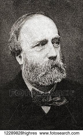 Stock Photograph - Henri of Artois, Count of Chambord, 1820 1883. Disputedly King of France from 2 to 9 August 1830 as Henry V, although never officially proclaimed as such and Legitimist pretender to the throne of France from 1844 to 1883. From The Century.... Fotosearch
