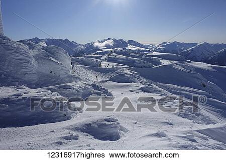 Stock Photograph - High Alpine Whistler Top of the Peak, Whistler Peak; Whistler, British Columbia, Canada. Fotosearch