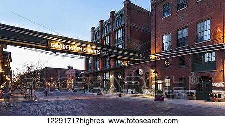 Historic Distillery District; Toronto, Ontario, Canada View Large Photo Image Stock Photograph - Historic Distillery District; Toronto, Ontario, Canada. Fotosearch