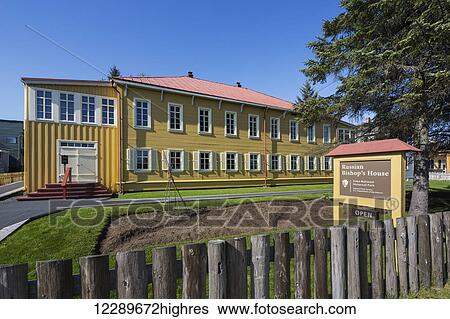 Historic Russian Bishop's House, Sitka, Southeast Alaska, USA, Summer View Large Photo Image Stock Photograph - Historic Russian Bishop's House, Sitka, Southeast Alaska, USA, Summer. Fotosearch