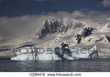 Icebergs in Gerlache Strait, Antarctic Peninsula; Antarctica View Large Photo Image Stock Photograph - Icebergs in Gerlache Strait, Antarctic Peninsula; Antarctica. Fotosearch