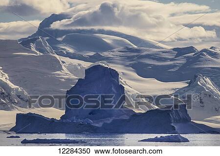 Icebergs in Gerlache Strait in front of Neko Harbor, Antarctic Peninsula; Antarctica View Large Photo Image Stock Image - Icebergs in Gerlache Strait in front of Neko Harbor, Antarctic Peninsula; Antarctica. Fotosearch