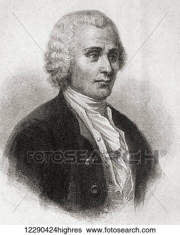 Stock Photograph - Jean-Jacques Rousseau, 1712 1778. French philosopher, writer, and composer. From The Story of Philosophy, published 1926.. Fotosearch