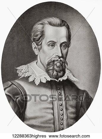 Stock Photograph - Johannes Kepler 1571 1630. German mathematician, astronomer and astrologer. From Bibby's Annual published 1910.. Fotosearch