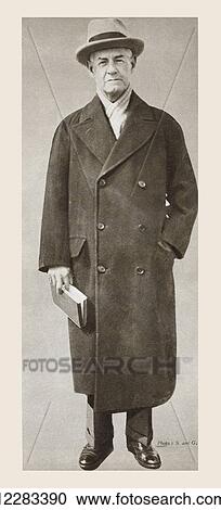 Stock Image - John Galsworthy, 1867 ÃƒÂ¢Ã¢â€šÂ¬Ã¢â‚¬Å“ 1933. English novelist and playwright, winner of the Nobel Prize in Literature in 1932. From The Story of 25 Eventful Years in Pictures, published 1935.. Fotosearch