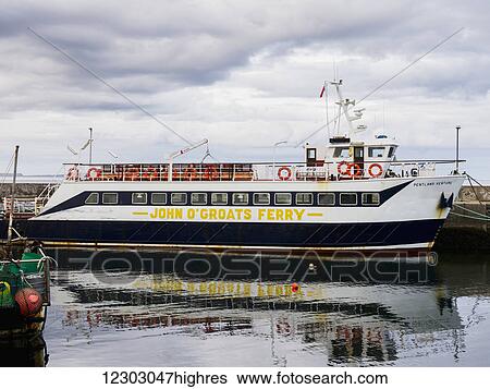 John O'Groats ferry in the harbour; John O'Groats, Scotland View Large Photo Image Stock Photograph - John O'Groats ferry in the harbour; John O'Groats, Scotland. Fotosearch